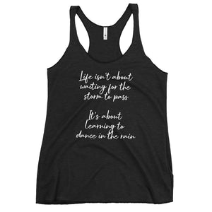 Open image in slideshow, Dance in The Rain Racerback Tank
